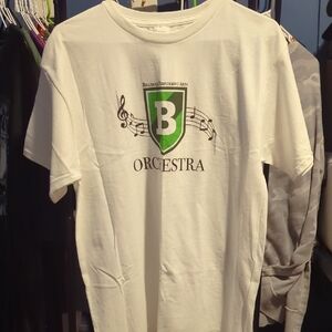 Hestra White and Green Orchestra Tee